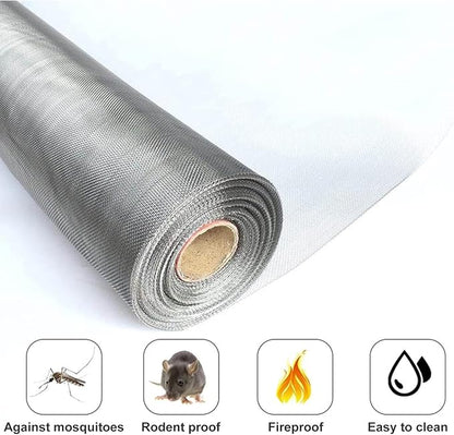 304 Stainless Steel Woven Filter Mesh Sheet 100 Mesh, Fine Metal Screen Fabric - Image 5