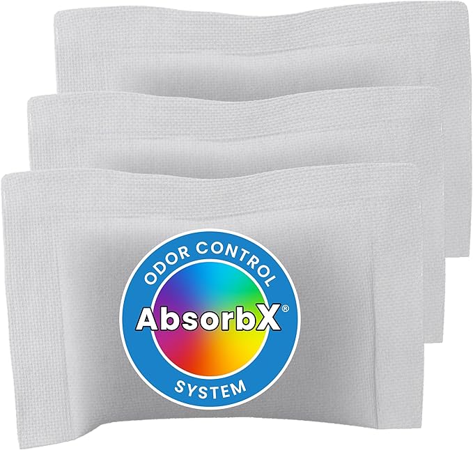 iTouchless Official Trash Can Deodorizer AbsorbX 3-Pack All Natural Activated by iTouchless
