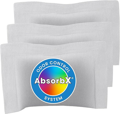 iTouchless Official Trash Can Deodorizer AbsorbX 3-Pack All Natural Activated by iTouchless