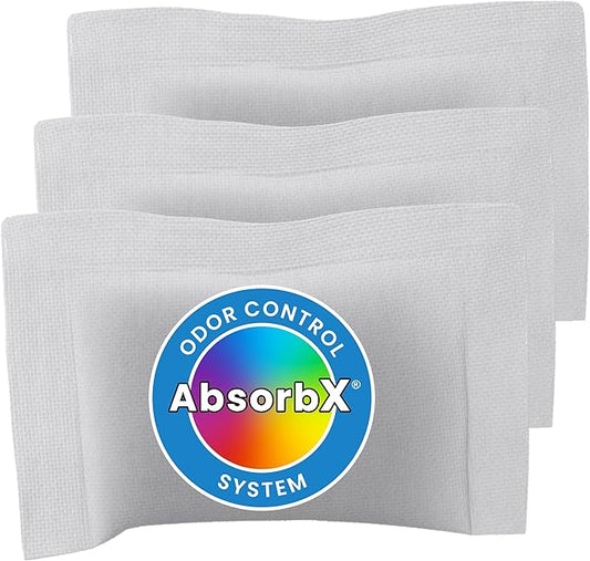 iTouchless Official Trash Can Deodorizer AbsorbX 3-Pack All Natural Activated by iTouchless