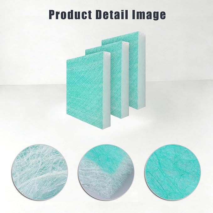 Spray Booth Air Filter Fiberglass Exhaust Green - Image 2