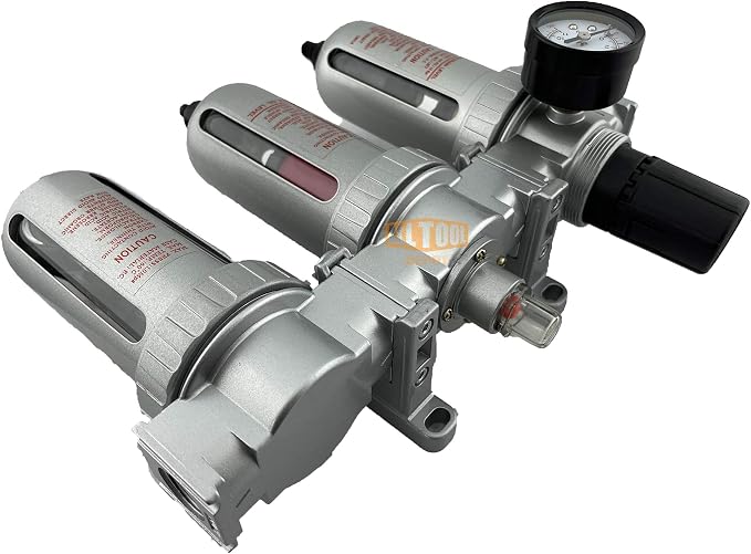 1/2" NPT MID FLOW Filter Regulator Coalescing Desiccant Dryer System - Image 7