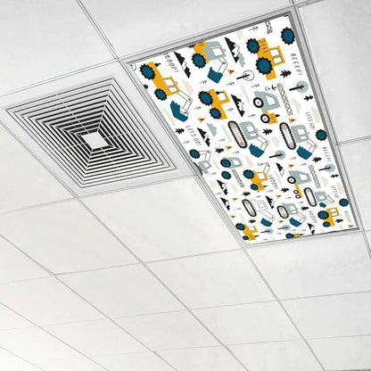 4 Pcs Fluorescent Light Covers for Ceiling Lights Construction Vehicle - Image 6