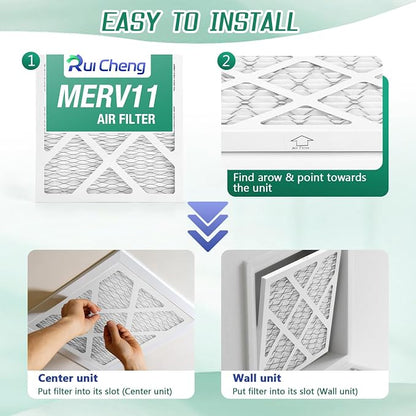 6 Pack Updated 6x10x1Air Filter, pertain Merv 11 HVAC Pleated A/C Furnace - Image 4