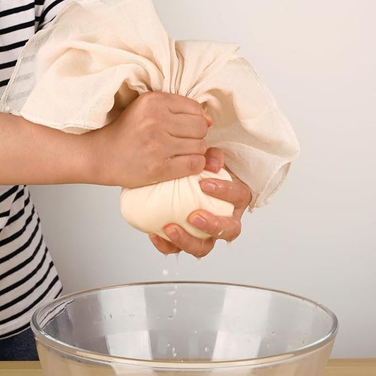 WMKGG 9 PCS Reusable Unbleached Cotton Cheese Cloth 20x20 Inch, Grade 100 - Image 2