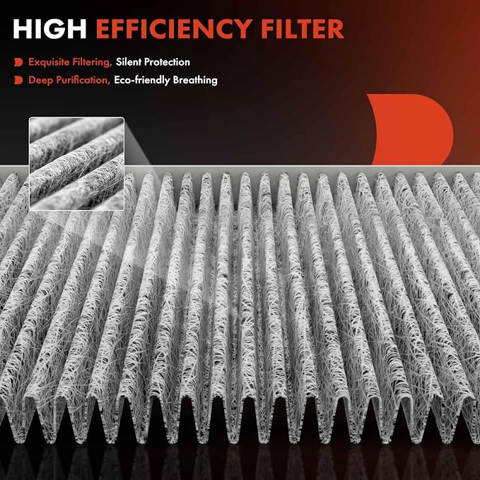 A-Premium 2-PC Cabin Air Filter w/Activated Carbon Compatible - Image 4