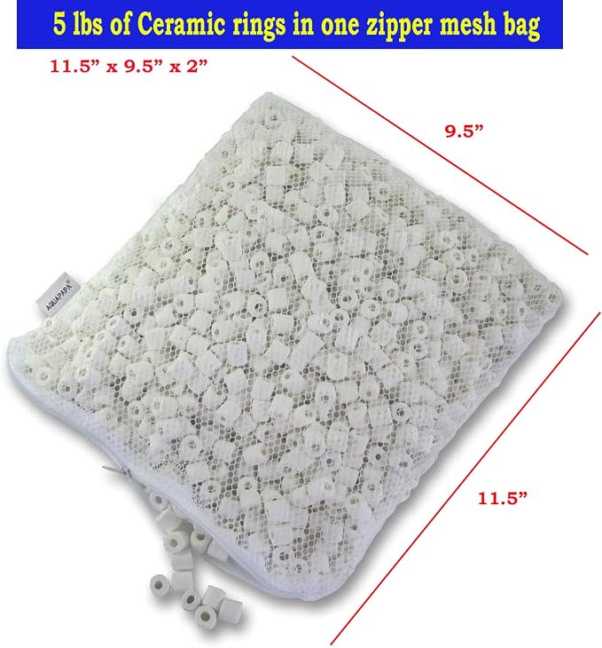 AQUACITY Premier Bulk Bio Ceramic Rings Filter Media - Image 2
