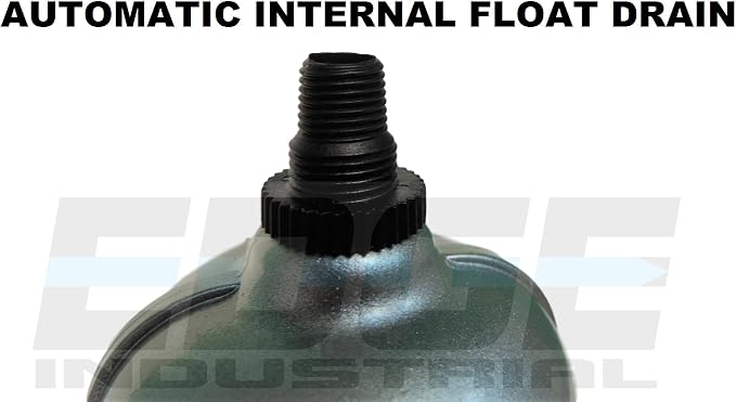 HEAVY DUTY COMPRESSED AIR FILTER REGULATOR COMBO PIGGYBACK, METAL BOWL - Image 7