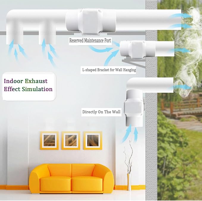 12v Inline Duct Fan 2 Inch - Image 3