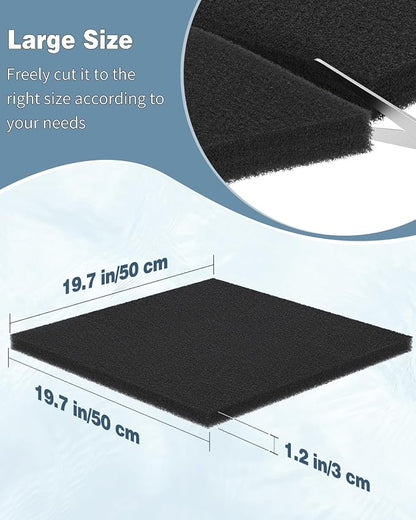 Pawfly 1 Pack Aquarium Sponge Filter Pad, Cut-to-Size Foam - Image 7