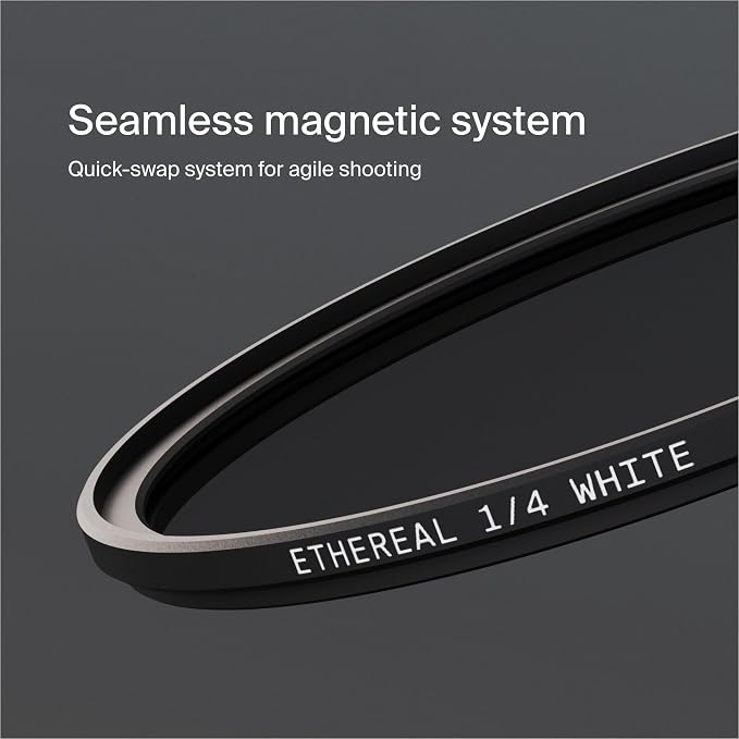 Urth 55mm Magnetic Ethereal White Mist ¼ Diffusion Lens Filter — Cinematic - Image 4