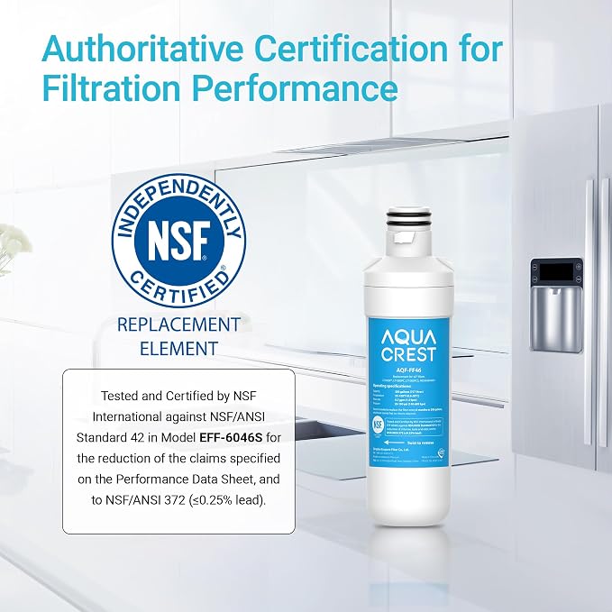 AQUA CREST LT1000PC ADQ747935 MDJ64844601 NSF Certified Refrigerator Water - Image 4
