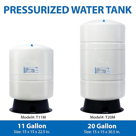 iSpring T11M 11 Gallon Pre-Pressurized Water Storage Reverse Osmosis Systems ro - Image 7