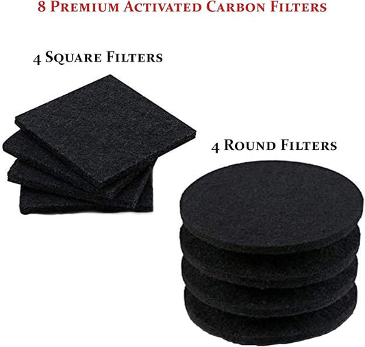 RED FACTOR 8 Pack Extra Thick Charcoal Filters - Image 2