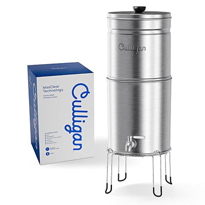 Culligan MaxClear 3 Gallon Gravity Water Filter System, Brushed Stainless-Steel - Image 3
