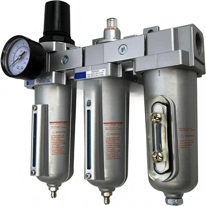 1/2" NPT Heavy Duty Compressed Air Filter Regulator Coalescing Dsiccant Dryer - Image 2