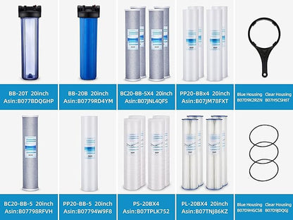 Geekpure 20 Inch Carbon Block Water Filter Reduce Chlorine Taste Odors - Image 6