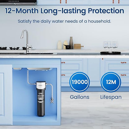 Vortopt Replacement Filter for Q5-C2 & Q6-C2 Under Sink Water Filter System - Image 6