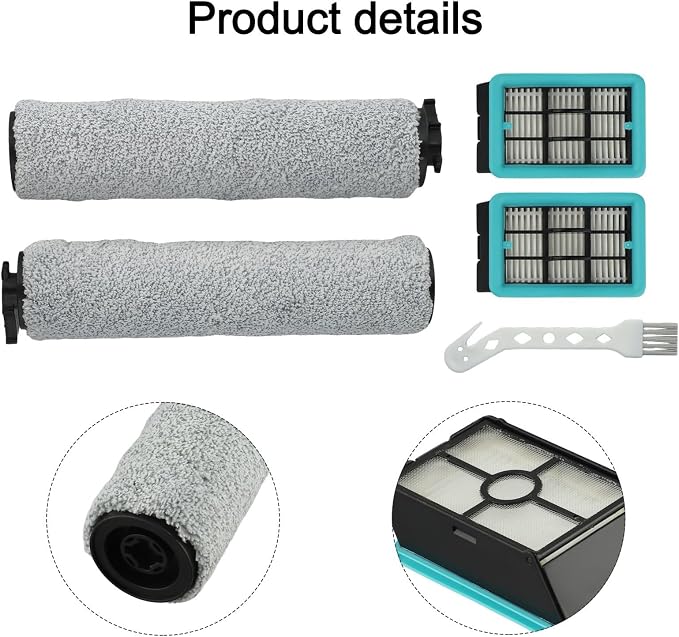 Replacement Vacuum Brush Roller Filter Set Compatible - Image 3