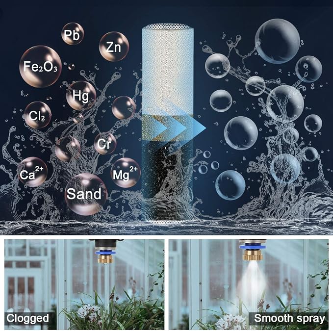 CozyCabin Mist Calcium Inhibitor Filter Outdoor Misting System Filter, Prevent - Image 5