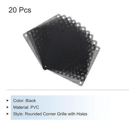 MECCANIXITY 20PCS PC Dust Filter, 120mmx120mm PVC Computer Case Cooler - Image 3
