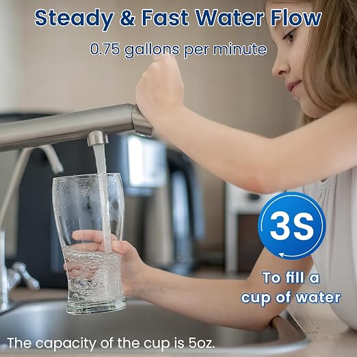 Vortopt Replacement Filter for Q5-C2 & Q6-C2 Under Sink Water Filter System - Image 5