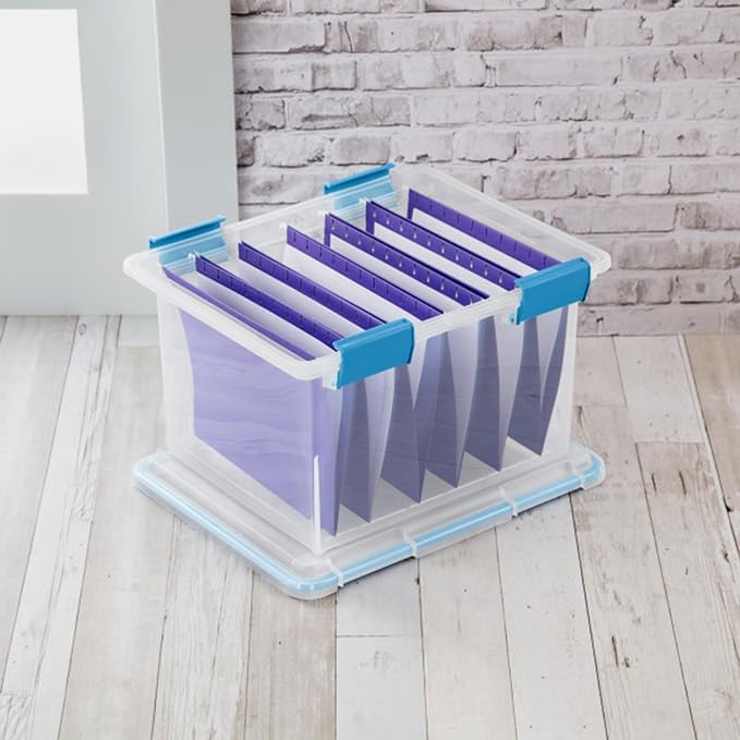 Sterilite 4-Pack Gasket Box, Weather-Resistant Storage Bins - Image 5