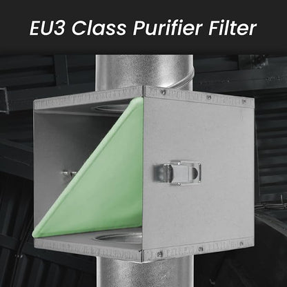 Repa Market 10" Duct Air Filter Box – Galvanized Steel Inline Dryer Filter - Image 7