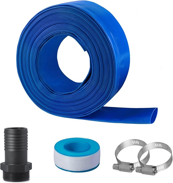 Eastrans 2 in x 100 ft Pool Backwash Hose Kit by EASTRANS