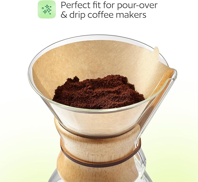 100 Count #4 Unbleached Paper Coffee Filters - Image 4