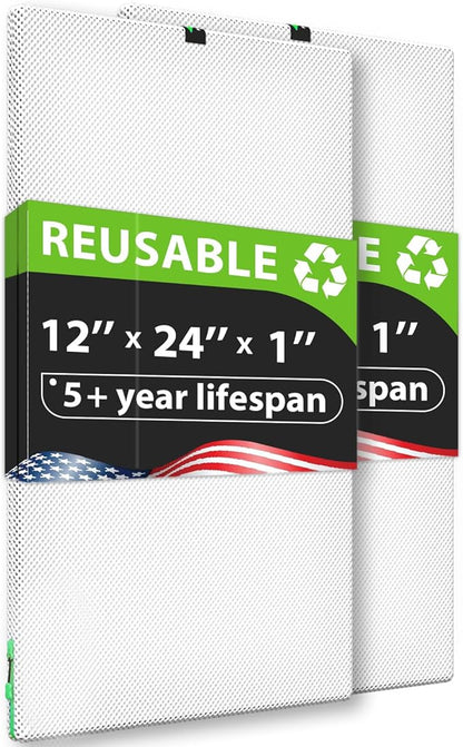 REair 12x24x1 Air filter Pro Kit, Washable and Reusable Air Filter 12x24x1 by Reair