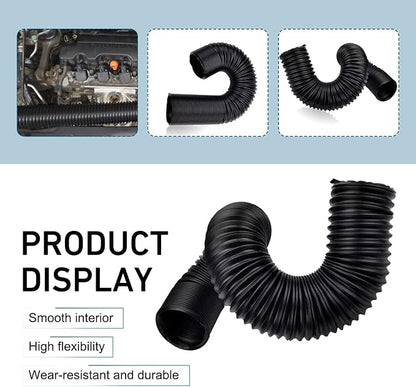 Car Air Intake Pipe, 2.5" Leak-proof Bendable Feed Expansion Hose - Image 4