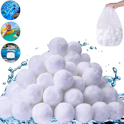 1.54 lbs Pool Filter Balls for Sand Filter, Eco-Friendly Reusable Pool Fiber by Sethvill
