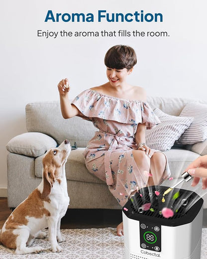 2 Pack Air Purifier for Home Bedroom, Cobectal Room Air Cleaner - Image 3