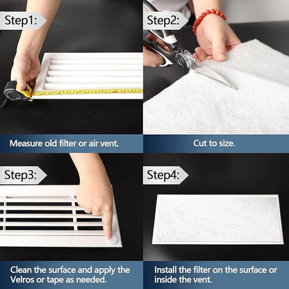 MERV 8 Air Vent Filters, Electrostatic Filter Media - Image 6