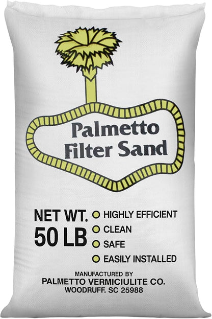 Palmetto Swimming Pool Filter Sand, 50 lb Bag – Natural Silica by Unknown