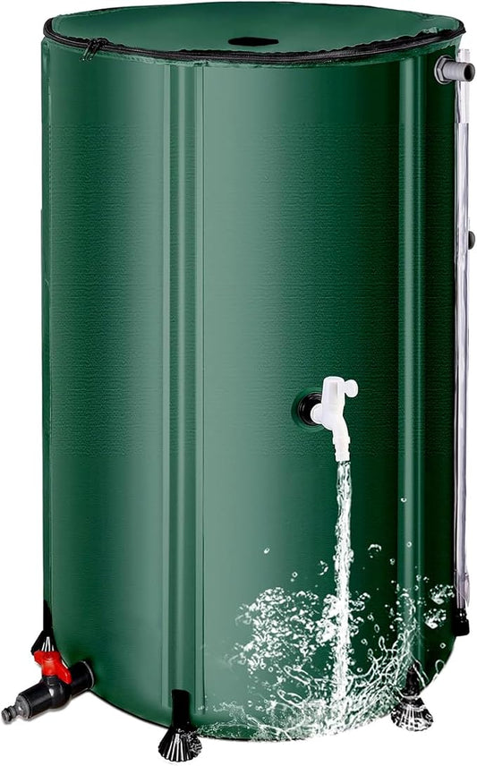 THUNDERBAY 100 Gallon Collapsible Rain Barrel, Portable Rain Barrels to Collect by THUNDERBAY