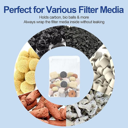 16 Pcs Aquarium Filter Media Bags - Image 2