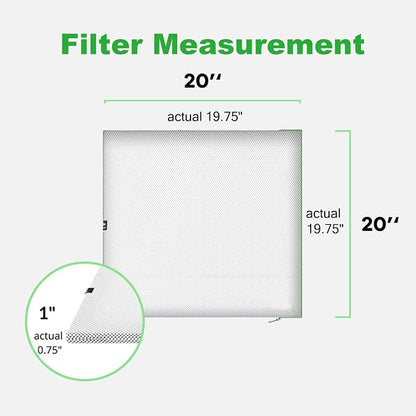 Reair 20x20x1 Extra Replacement Filter without Frame, Washable and Reusable Air - Image 6