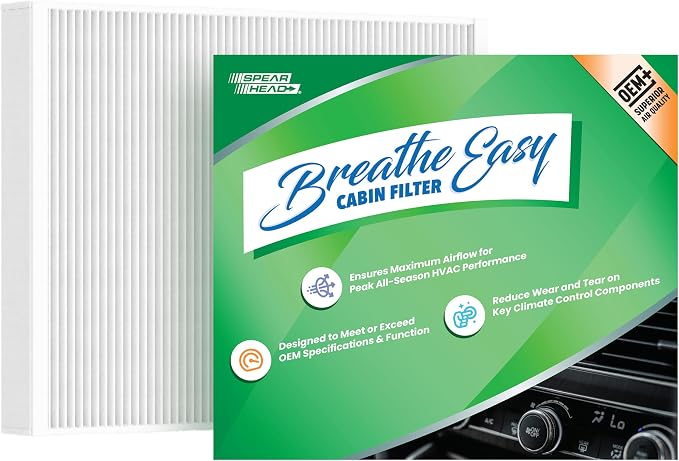 Spearhead OEM+ Particulate Breathe Easy Cabin Filter | Fits 2017-24 A4 A5 A6 A7 by SPEARHEAD