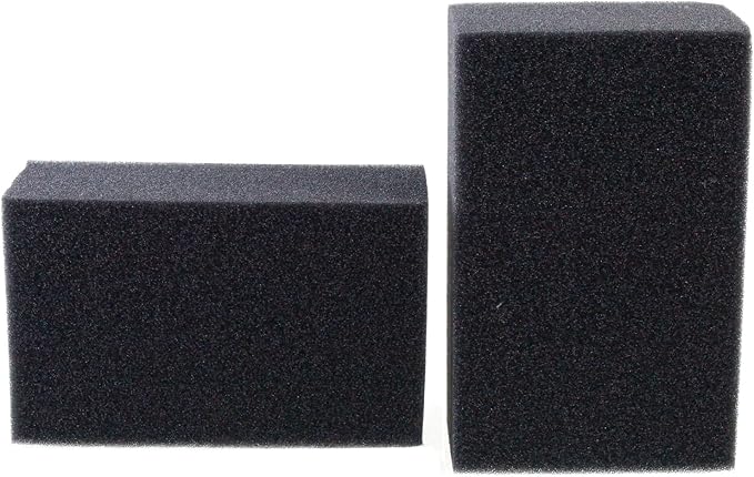 AQUANEAT 2 Pack Aquarium Bio Sponge Filter Media Pad Cut-to-Size Open Cell Foam by Aquaneat