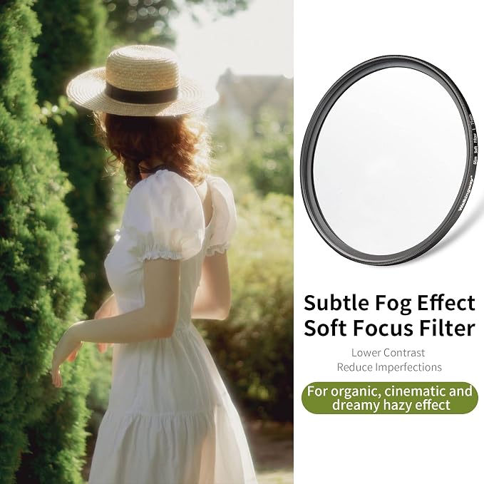 Walking Way 39MM Soft Focus Filter White Pro Mist Diffusion Filter Dreamy Fog - Image 2