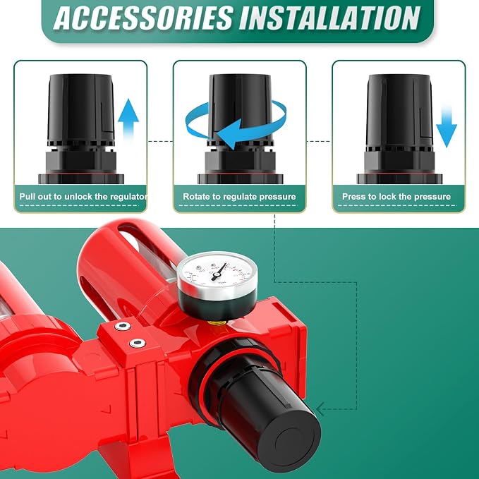 Industrial Grade 4-Stage Aluminum Air Drying System, 1/2 Inch NPT, 0-150 PSI - Image 5