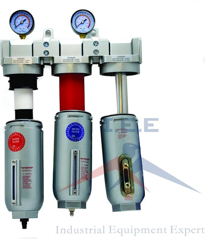 3/4" Inline Compressed Air Regulator Filter Desiccant Dryer Moisture Separator - Image 4