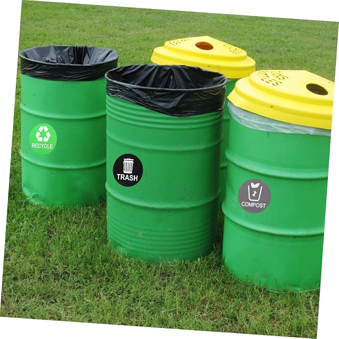 9pcs Trash Can Classification Stickers Recycling Labels - Image 7
