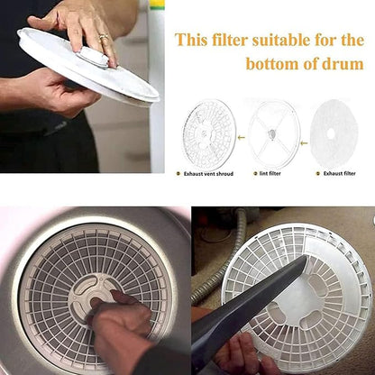 REDYY 40 Pieces Cloth Portable Dryer Exhaust Filters Set Universal Dryer Lint - Image 3