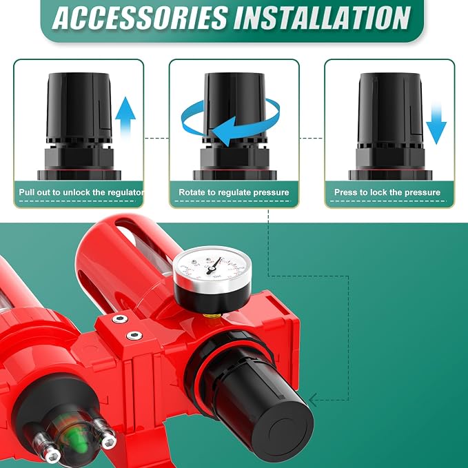 Industrial Grade 4-Stage Aluminum Air Drying System, 1/2 Inch NPT, 0-150 PSI - Image 6