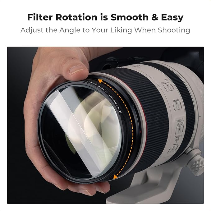 K&F CONCEPT 82mm Bilateral Blur Ghost Motion Filter Super Speed Effects - Image 5