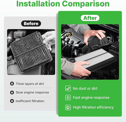 Engine+Cabin Air Filters Set Fit - Image 5