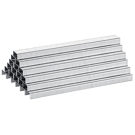 meite T-50 Staple Gun Staples, 1/4 Inch Heavy Duty Staples, Galvanized 20 Gauge by meite